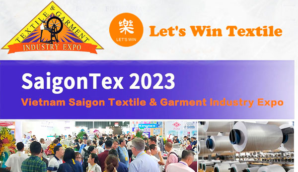 康普紡織外貿(mào)團隊參加越南展會-SaigonTex 2023